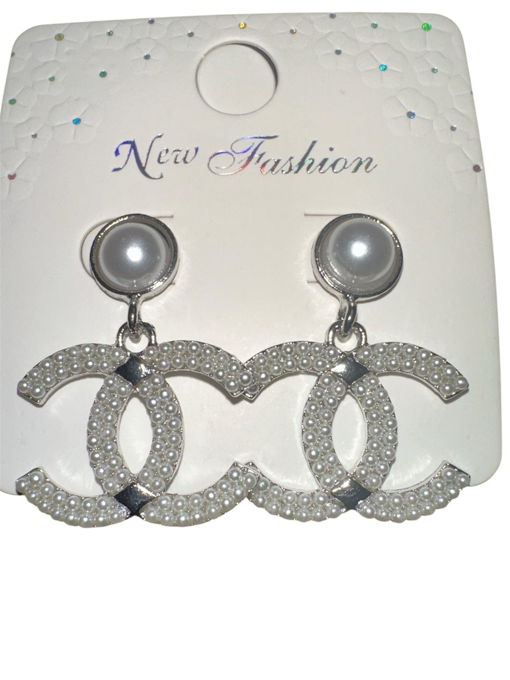 NWT! Fashion Pearl Accent Drop Earrings -